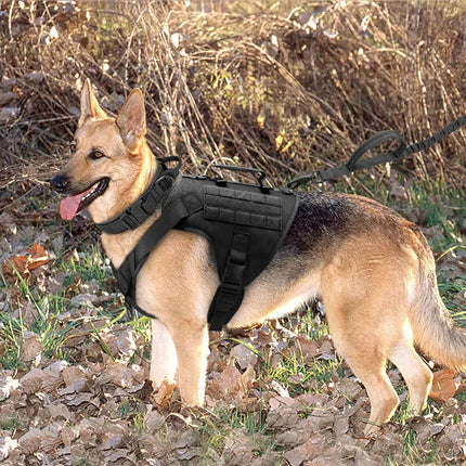Tactics K9 Chest Harness Vest | Durable Nylon Dog Walking Harness S/M/L