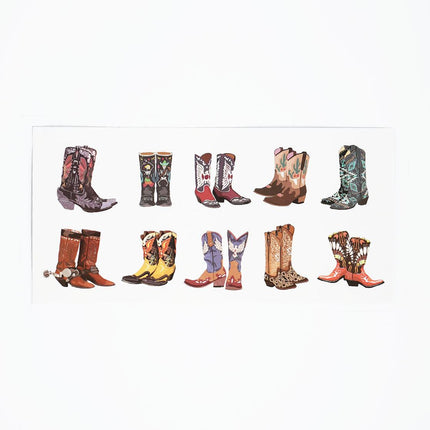 Cowboy Boot Temporary Tattoos