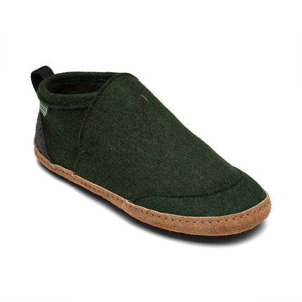 Tengries — Wool Felt House Shoes with Leather Sole