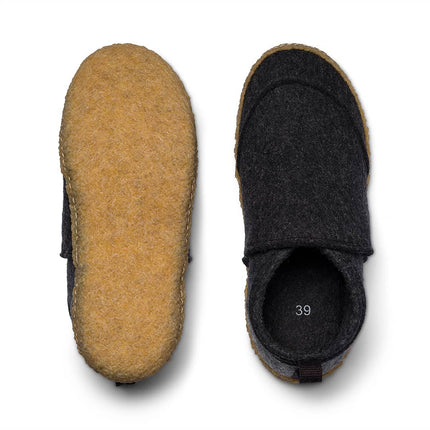 Tengries Walkabouts — Indoor Outdoor Wool Slippers with Rubber Sole