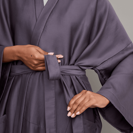 Kyrgies Eucalyptus Kimono Robe — Zero-Waste, Final Sale