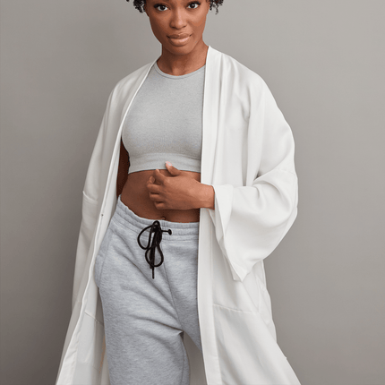 Kyrgies Eucalyptus Kimono Robe — Zero-Waste, Final Sale