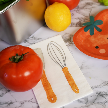 Little Chef Party Tableware Set — 48 Pieces