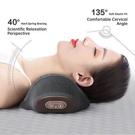 Cervical Hot Pillow Massager | Heated Neck & Shoulder Massage Pillow for Pain Relief