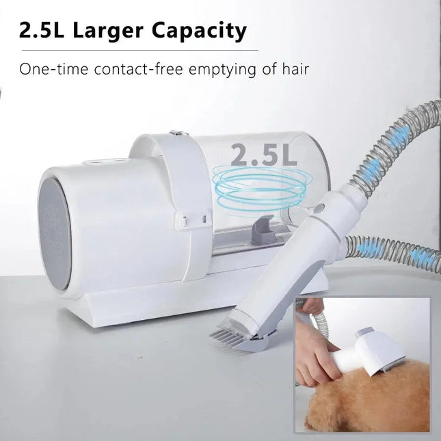 V.I.P Pet Grooming Kit | 5-in-1 Vacuum Grooming System for Dogs & Cats