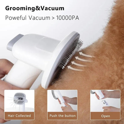 V.I.P Pet Grooming Kit | 5-in-1 Vacuum Grooming System for Dogs & Cats