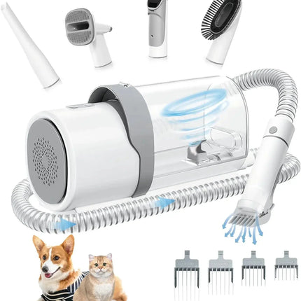 V.I.P Pet Grooming Kit | 5-in-1 Vacuum Grooming System for Dogs & Cats