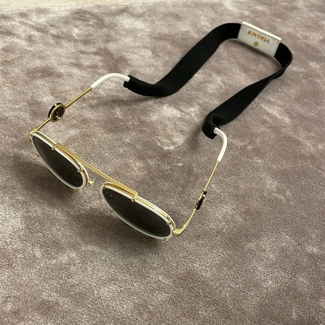 Pre-Owned Versace 2232 Black Unisex Sunglasses – Excellent Condition