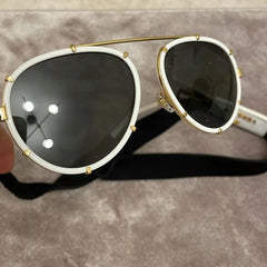 Pre-Owned Versace 2232 Black Unisex Sunglasses – Excellent Condition