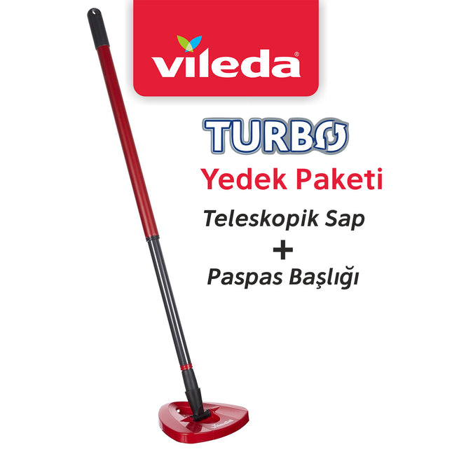 Vileda Turbo Yedek Sap ve Üçgen Paspas Başlığı