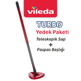 Vileda Turbo Yedek Sap ve Üçgen Paspas Başlığı