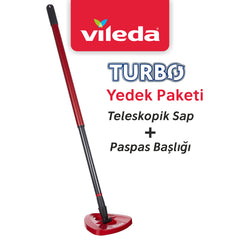 Vileda Turbo Yedek Sap ve Üçgen Paspas Başlığı