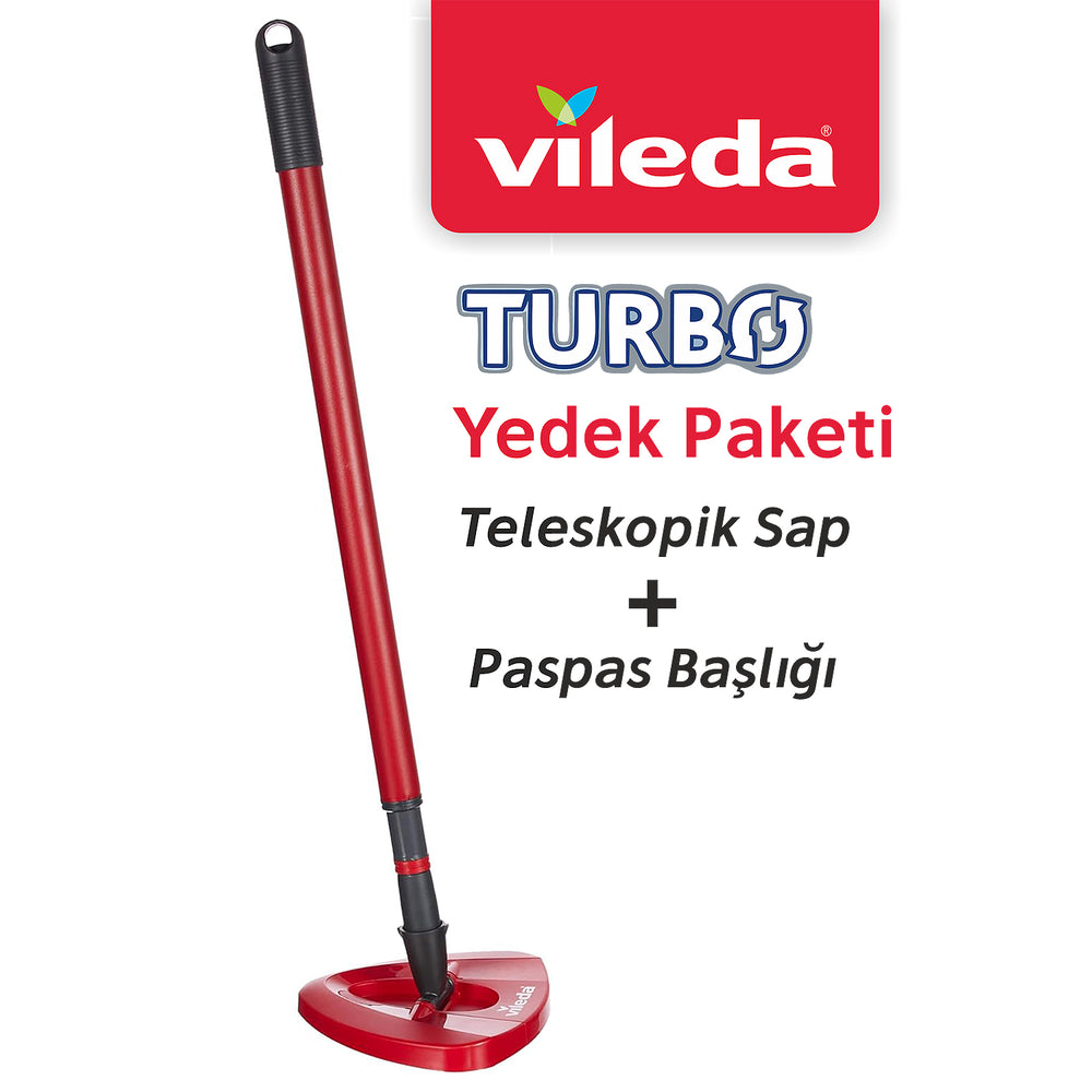 Vileda Turbo Yedek Sap ve Üçgen Paspas Başlığı