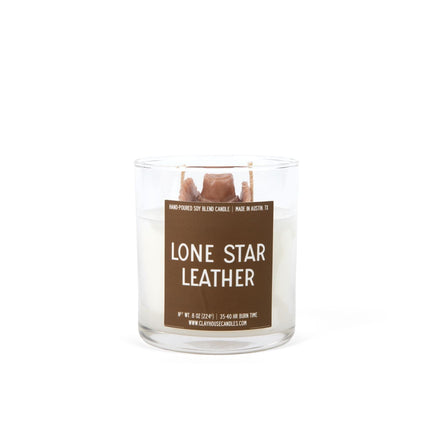 Lone Star Leather Container Candle