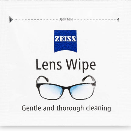 ZEISS Pre-Moistened Lens Cleaning Wipes – Anti-Fog, Streak-Free, Safe for Coated Glasses & Screens – 80 to 600 Count