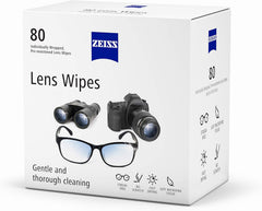 ZEISS Pre-Moistened Lens Cleaning Wipes – Anti-Fog, Streak-Free, Safe for Coated Glasses & Screens – 80 to 600 Count