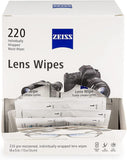 ZEISS Pre-Moistened Lens Cleaning Wipes – Anti-Fog, Streak-Free, Safe for Coated Glasses & Screens – 80 to 600 Count