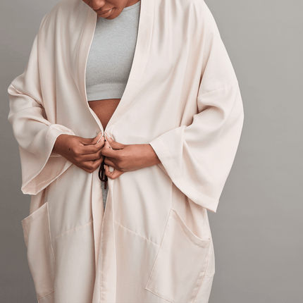 Kyrgies Eucalyptus Kimono Robe — Zero-Waste, Final Sale